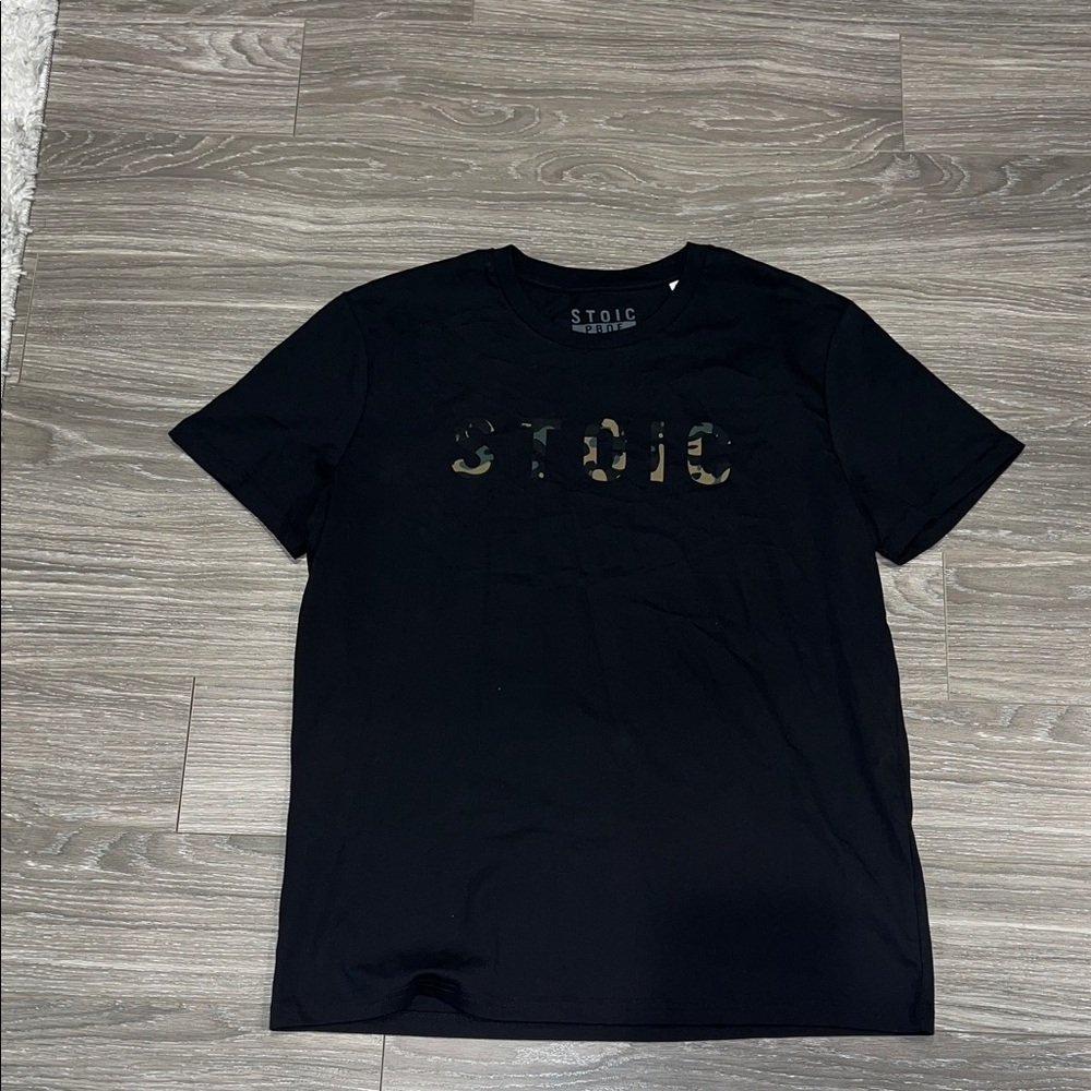 Stoic Black Men's T-Shirt